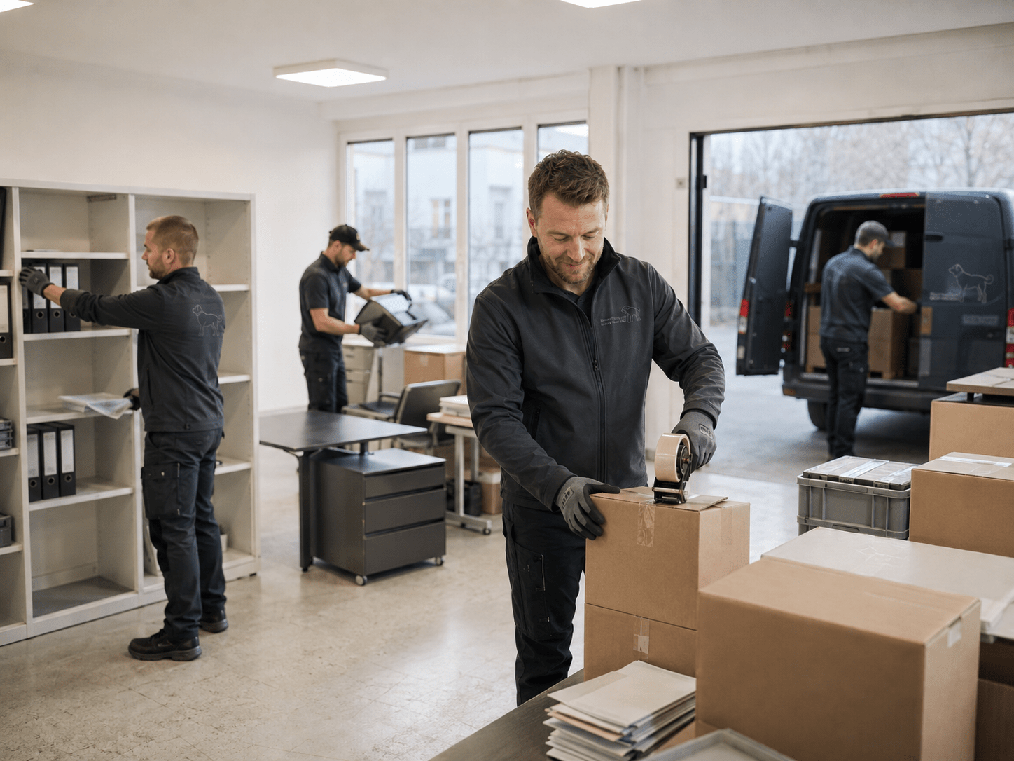 Räumung von Büros, Lagern und gewerblich genutzten Flächen